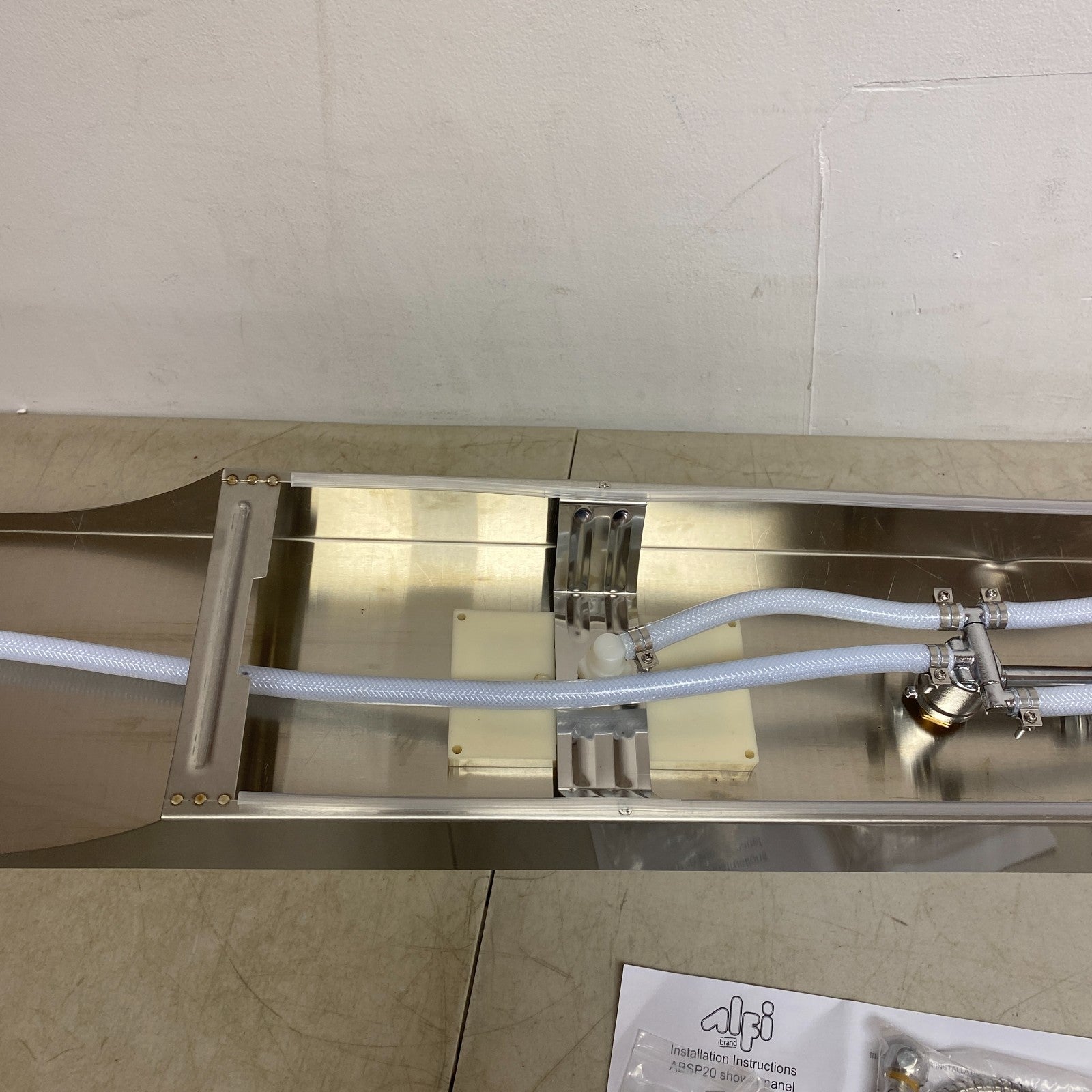 ALFI brand ABSP20 Alfi Trade Pressure Balanced Shower Panel - Stainless Steel