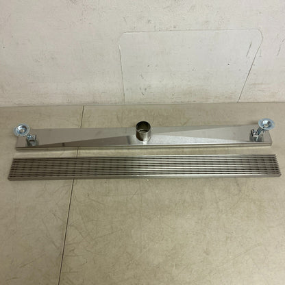 Signature Hardware 36" Carmen Linear Shower Drain - Brushed Stainless Steel