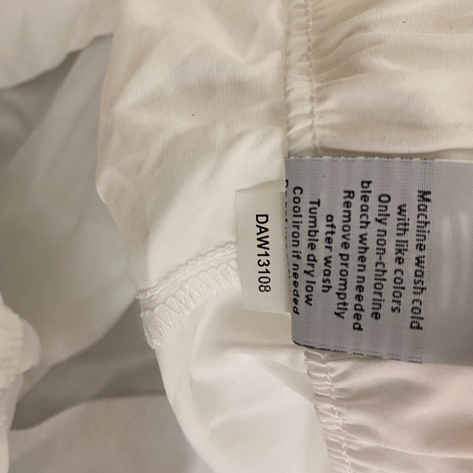 DSG Women's Notched Woven Shorts Pure White Solid  DAW13108