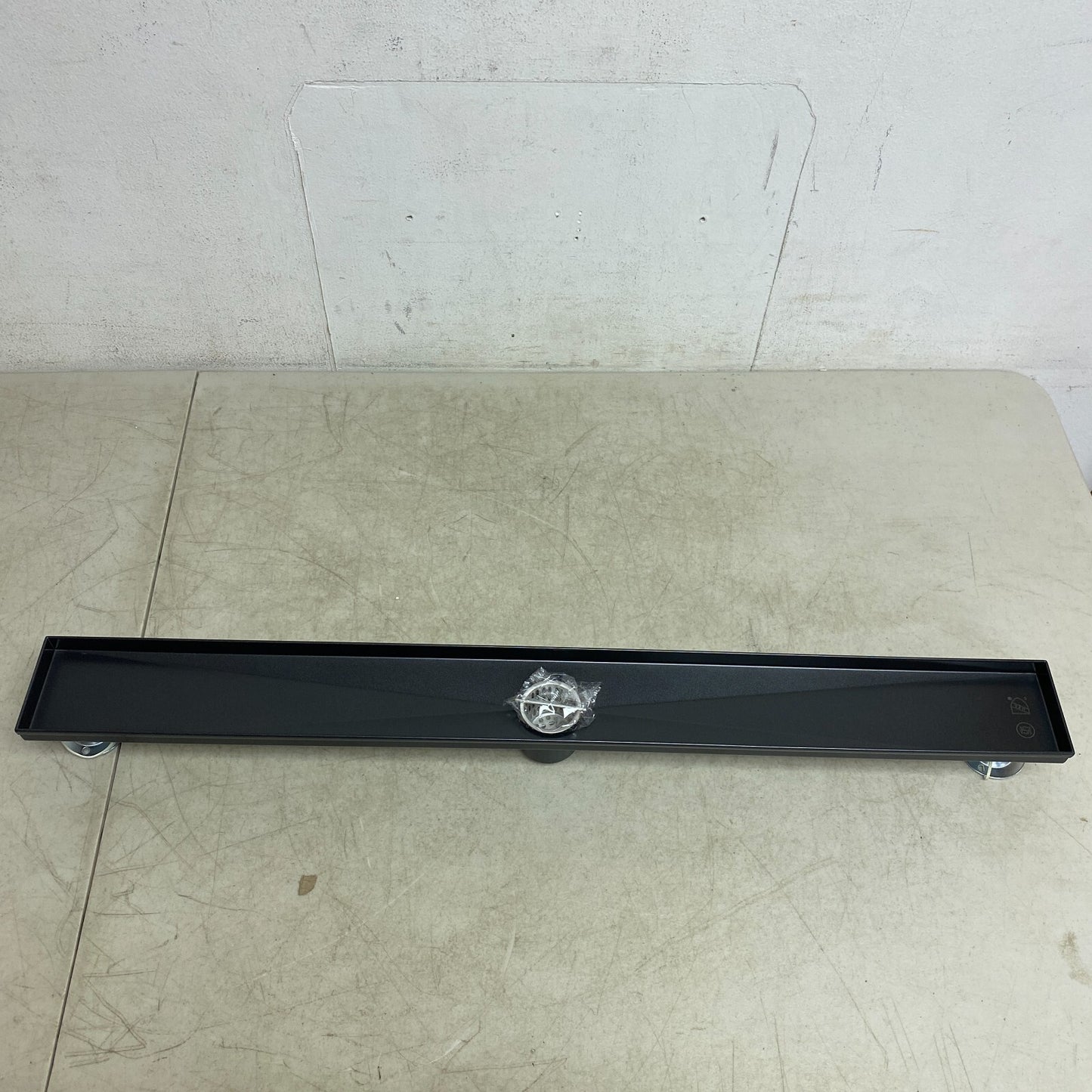 Signature Hardware 32" Cohen Linear Tile-In Shower Drain - Matte Black