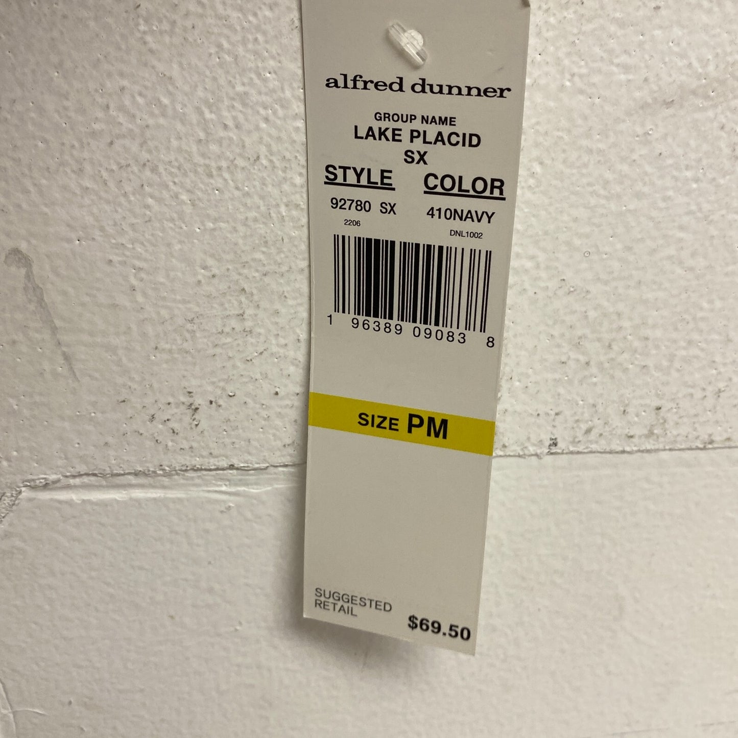 Alfred Dunner Women's Lake Placid Colorblock Crewneck Sweater Szie PM Color Navy