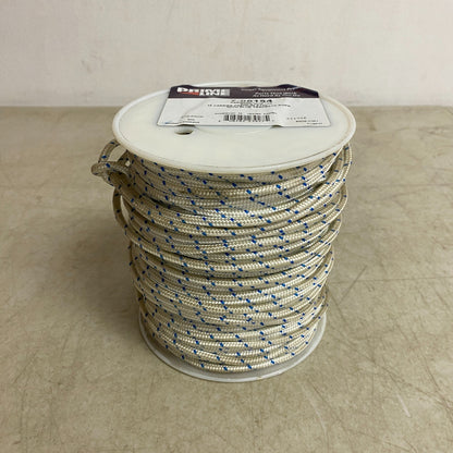 Prime Line Starter Rope 7-016154 7/32" Dia x 200' White/Blue Braided Cord