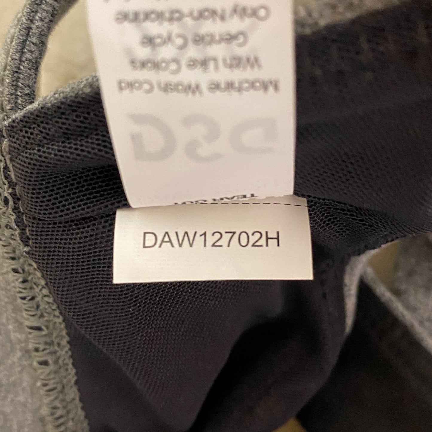 DSG Women's Medium Support Aspire Square Scoop Bra Dark Heather Grey DAW12702H