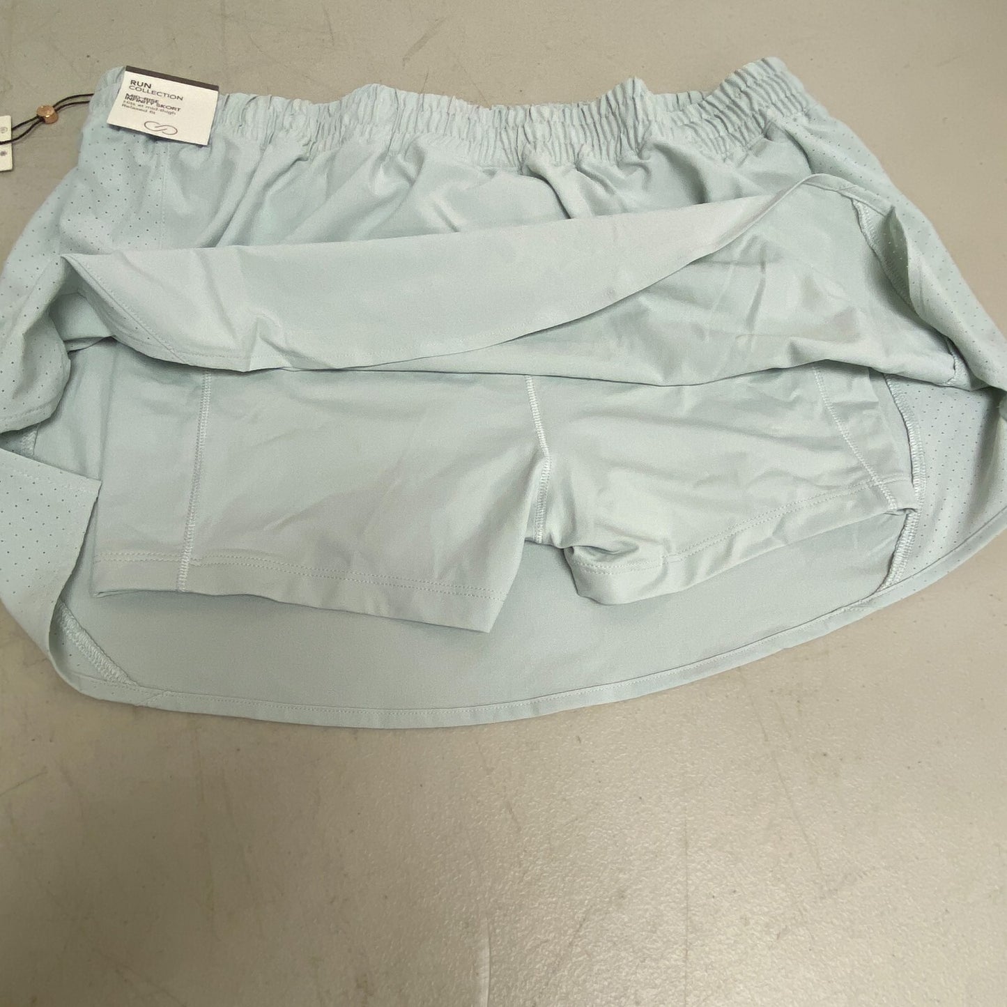 Calia Womens Mid Rise Infinity Run Skort Calming Green WAX12336 BRAND NEW