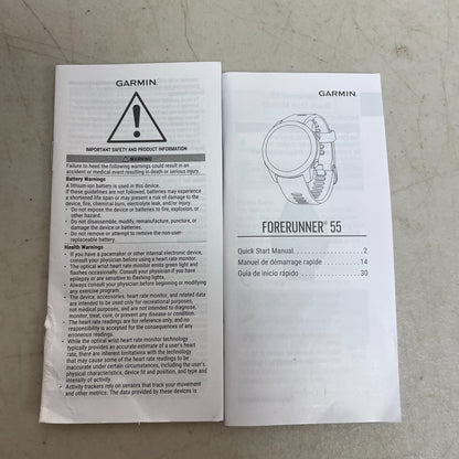 Garmin Forerunner 55 Wrist Based GPS Smartwatch Activity Tracker 010-02562-00