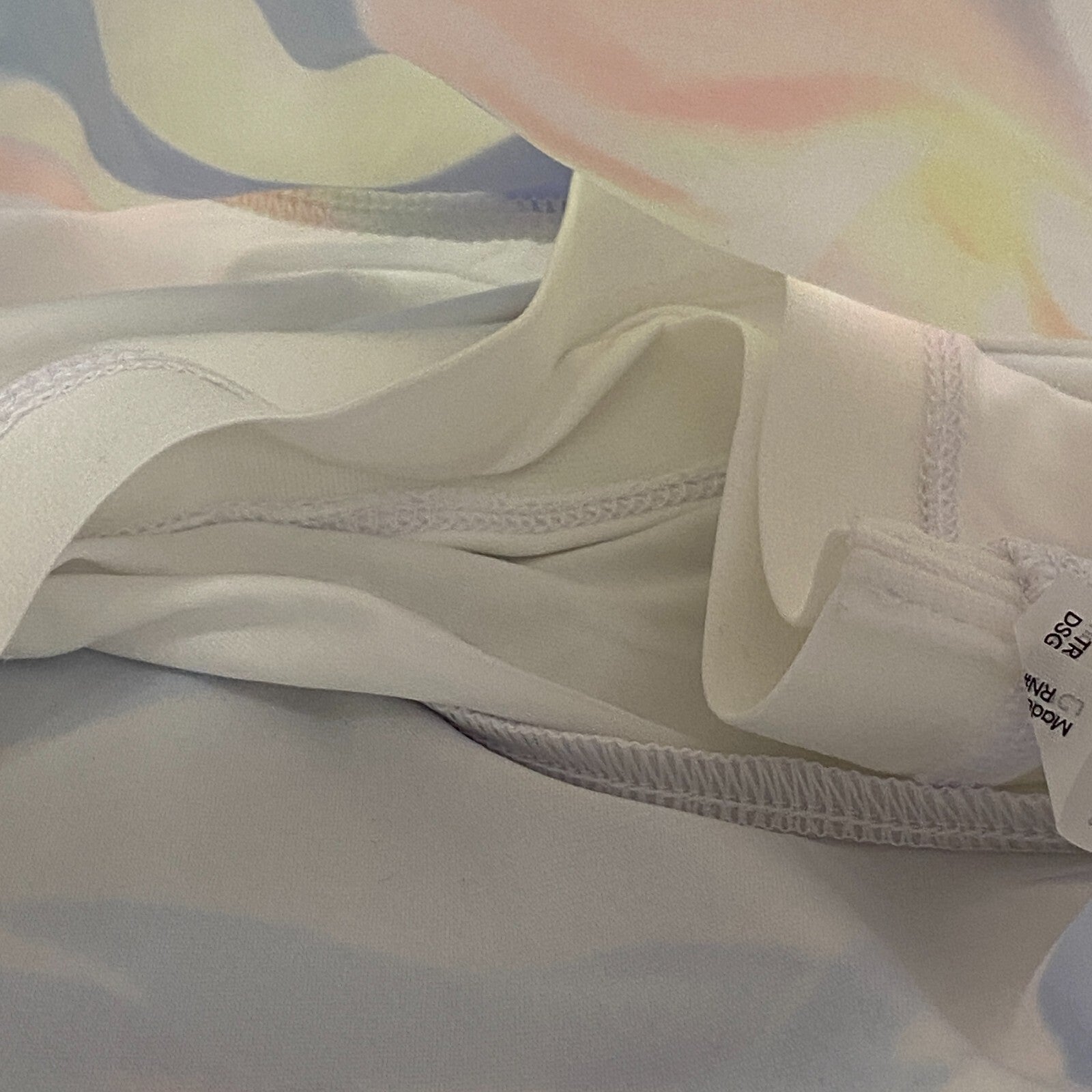 DSG Girls' Performance Shelf Bra Tank Swim Top Summer Watercolor DAG23712PRT