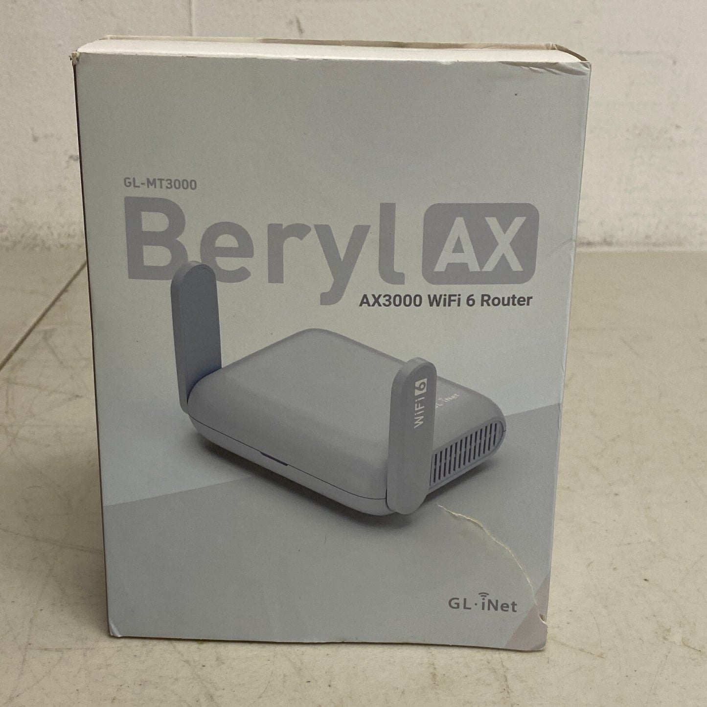 GL.iNet GL-MT3000 (Beryl AX) Pocket-Sized Wi-Fi 6 Wireless Travel Gigabit Router