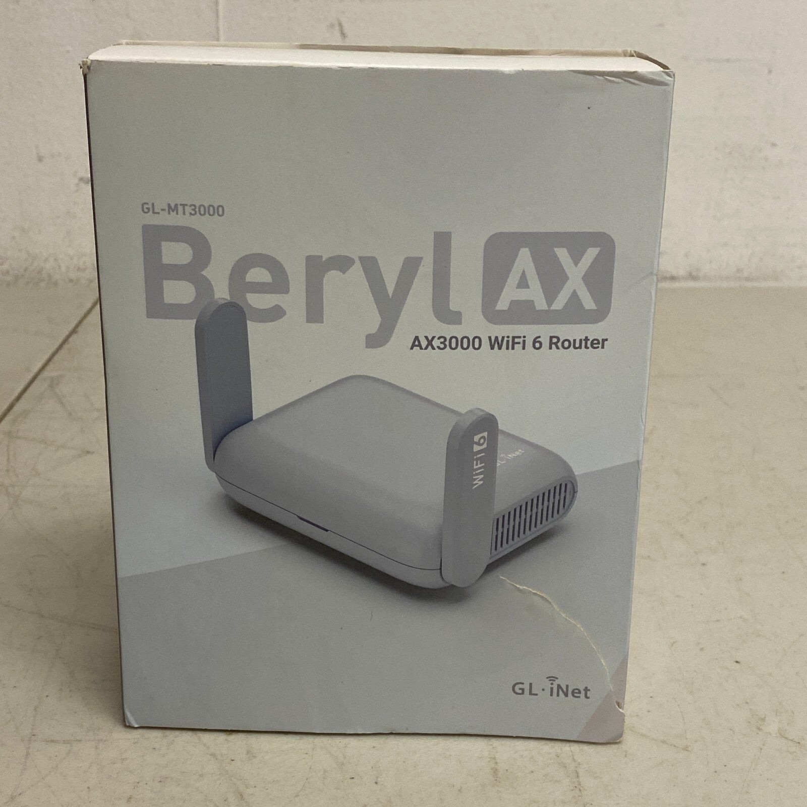 GL.iNet GL-MT3000 (Beryl AX) Pocket-Sized Wi-Fi 6 Wireless Travel Gigabit Router