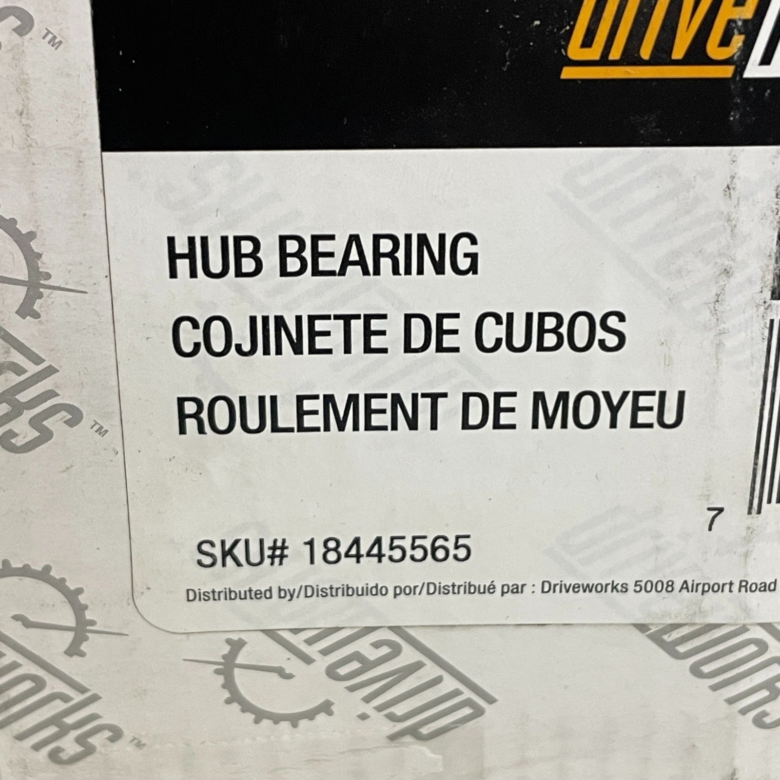 DriveWorks Wheel Hub & Bearing Assembly Rear Steel NT512237