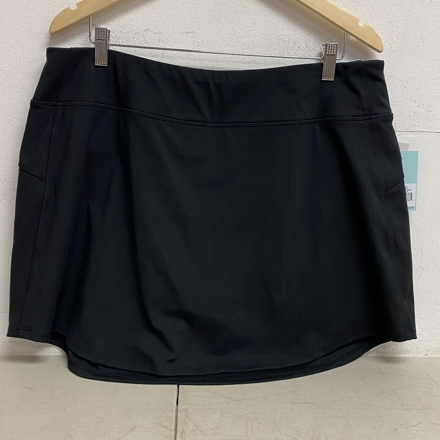 DSG Womens Performance Skort Pure Black Solid Summer Stylish Trendy DAW12325