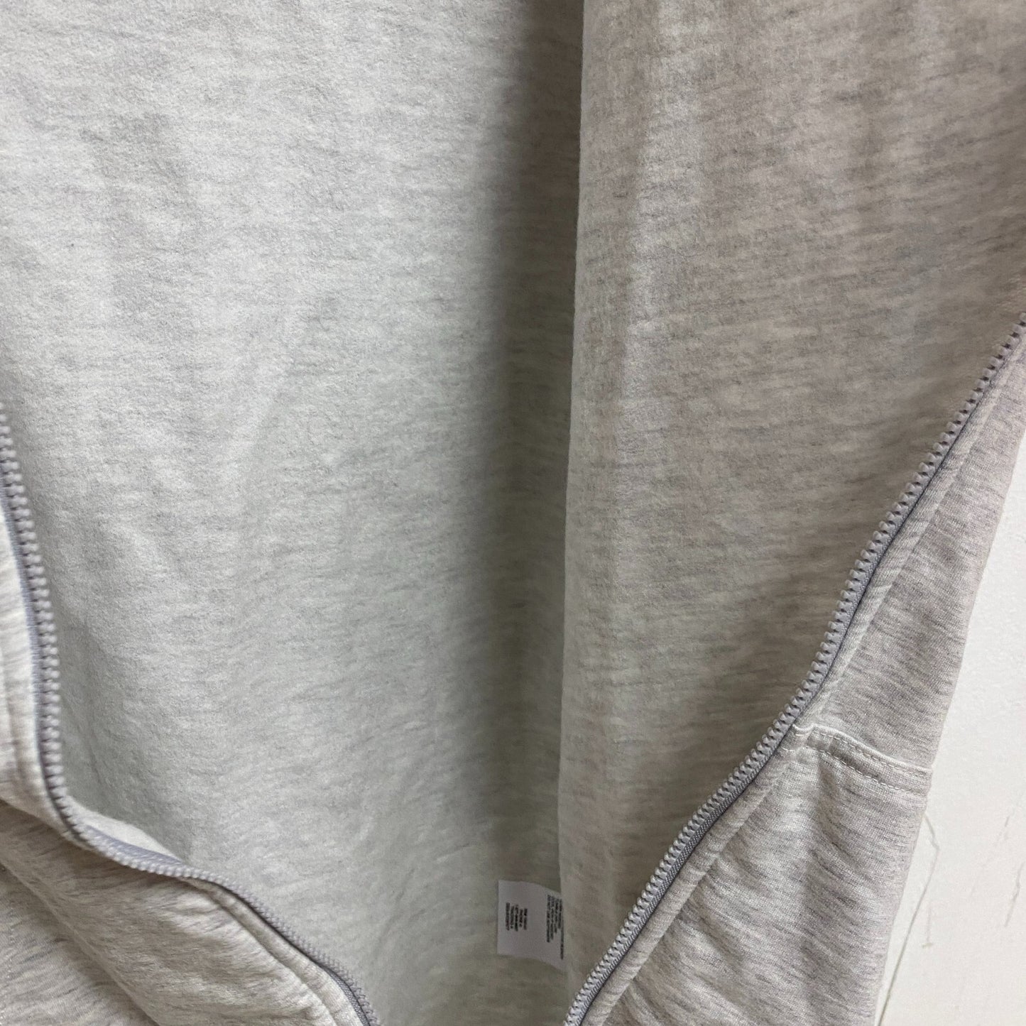DSG Girls Oversized Full Zip Hoodie Heather Light Heather Grey Solid DAG21430H