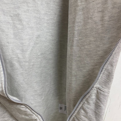 DSG Girls Oversized Full Zip Hoodie Heather Light Heather Grey Solid DAG21430H