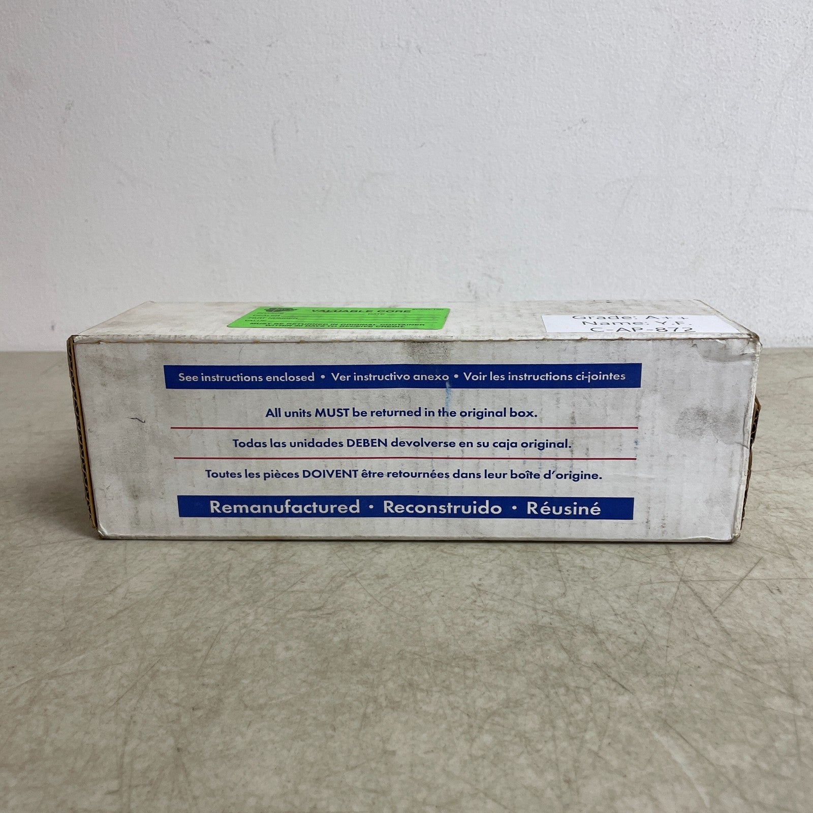 Carquest 10-2917 Reman Brake Master Cylinder 1" Bore Jeep Grand Cherokee 99–04