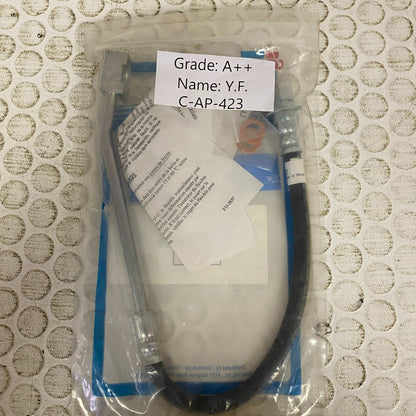 CARQUEST Premium Brake Hose Assembly Black Banjo Fittings DOT BHA381302