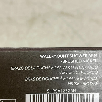 Signature Hardware 12" Wall-Mount Rainfall Shower Arm - Brushed Nickel