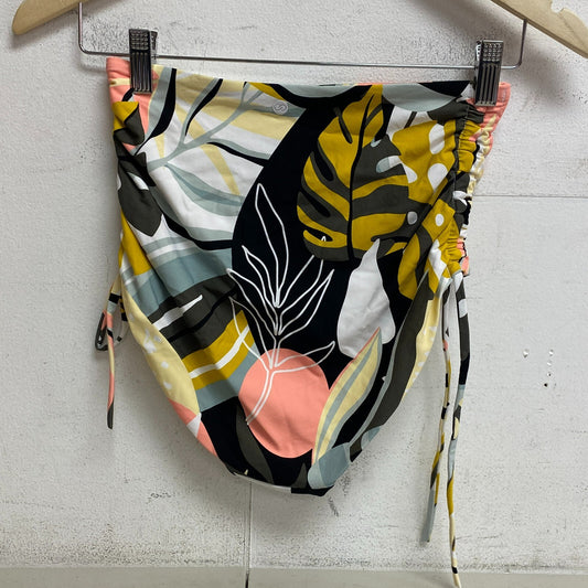 Calia Women's Ruched Side Tie High Rise Bottom Multi Palm Floral WSA23410PRT