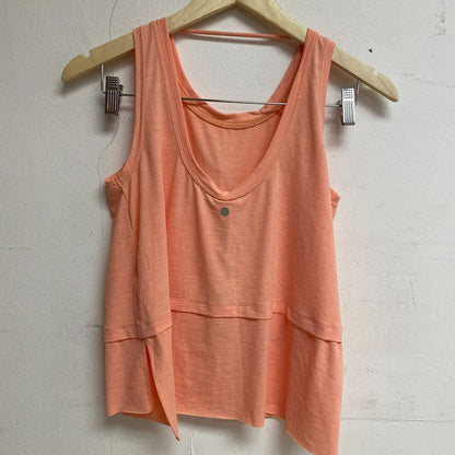 CALIA WOMEN'S Trapeze Performance Tank Peach Glow Sleeveless Solid WAX11268