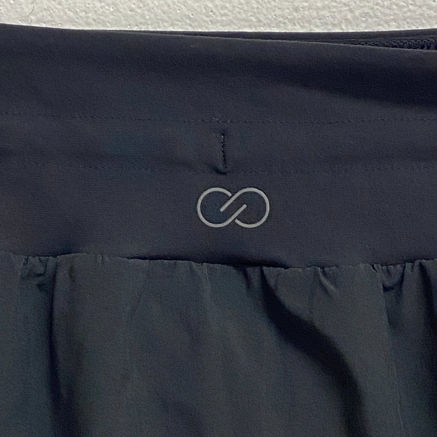 Calia Womens Truelight Mid Rise Cargo Skort Pure Black Solid WAX12306 BRAND NEW