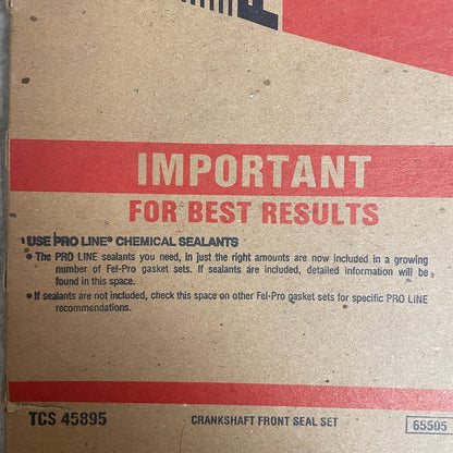 Fel‑Pro TCS45895 Front Crankshaft Seal Kit 1989-2002 Chevrolet Tracker