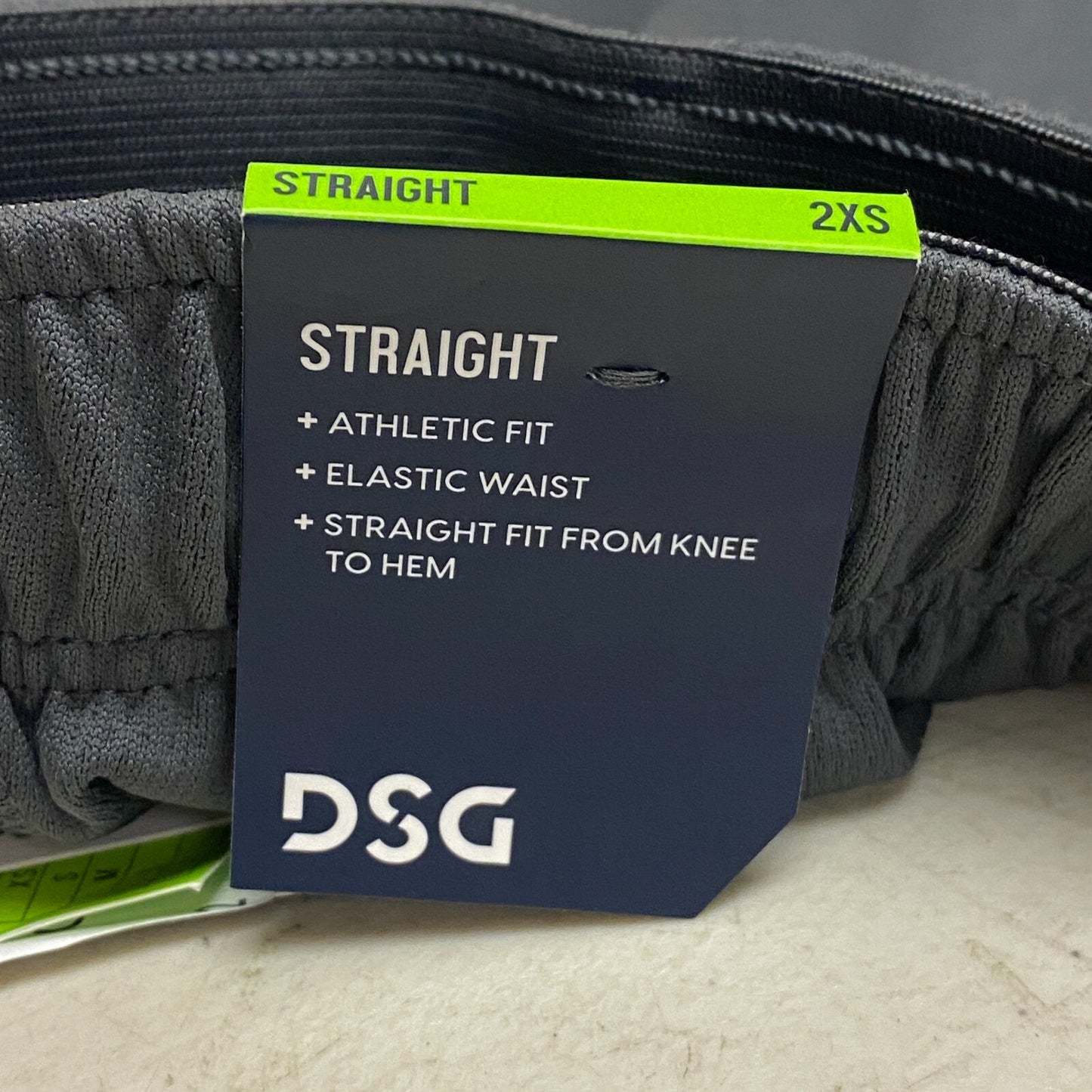 DSG Boys Mesh Training Straight Athletic Fit Elastic Waist Pant Asphalt DAB11105
