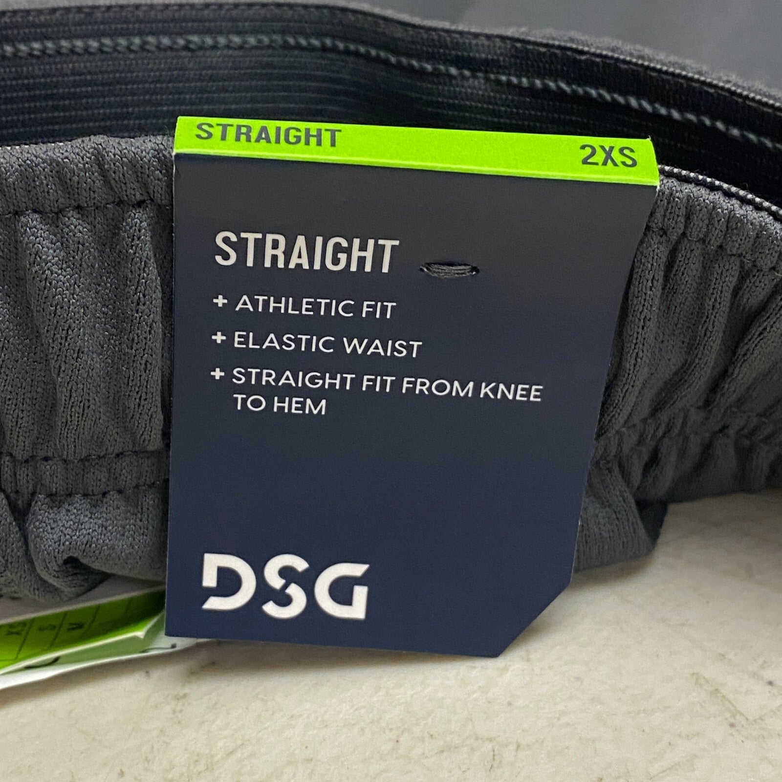 DSG Boys Mesh Training Straight Athletic Fit Elastic Waist Pant Asphalt DAB11105