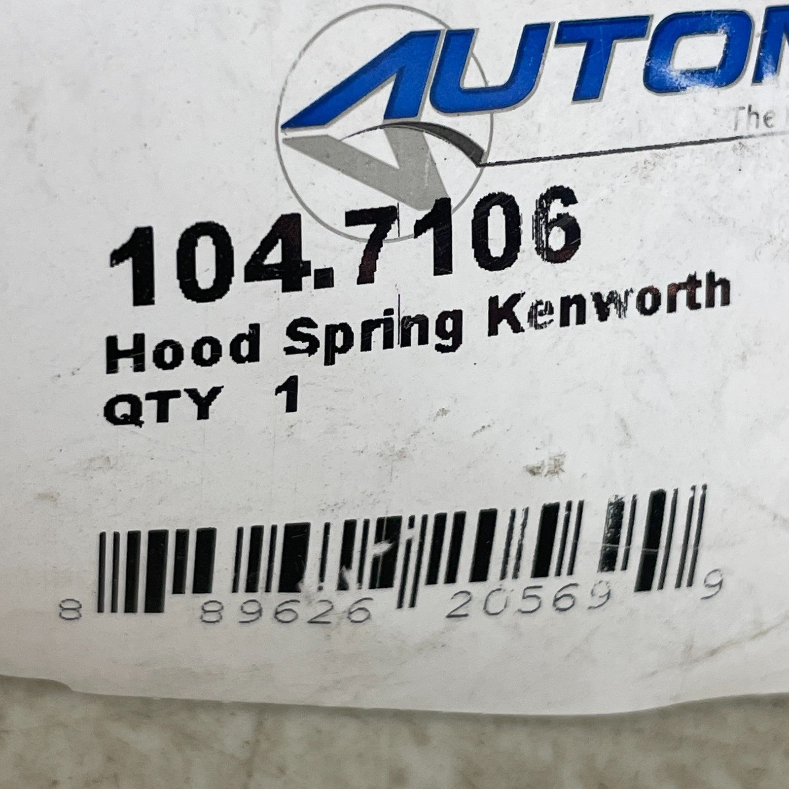 Automann 104.7106 Hood Spring Blue 15.6" Fits Kenworth C500B T800 W900B