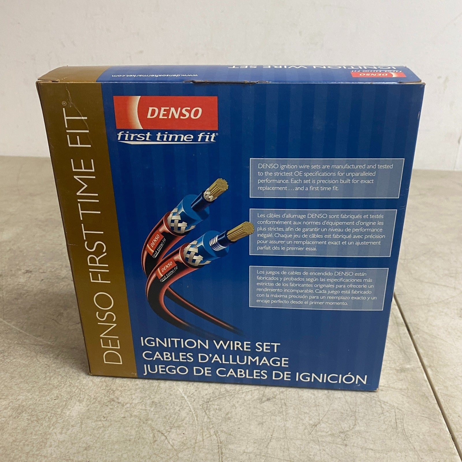 Denso 671-4045 Spark Plug Wire Set 7mm 98'-03' Chevy S10 94'-95 98-03 GMC Sonoma