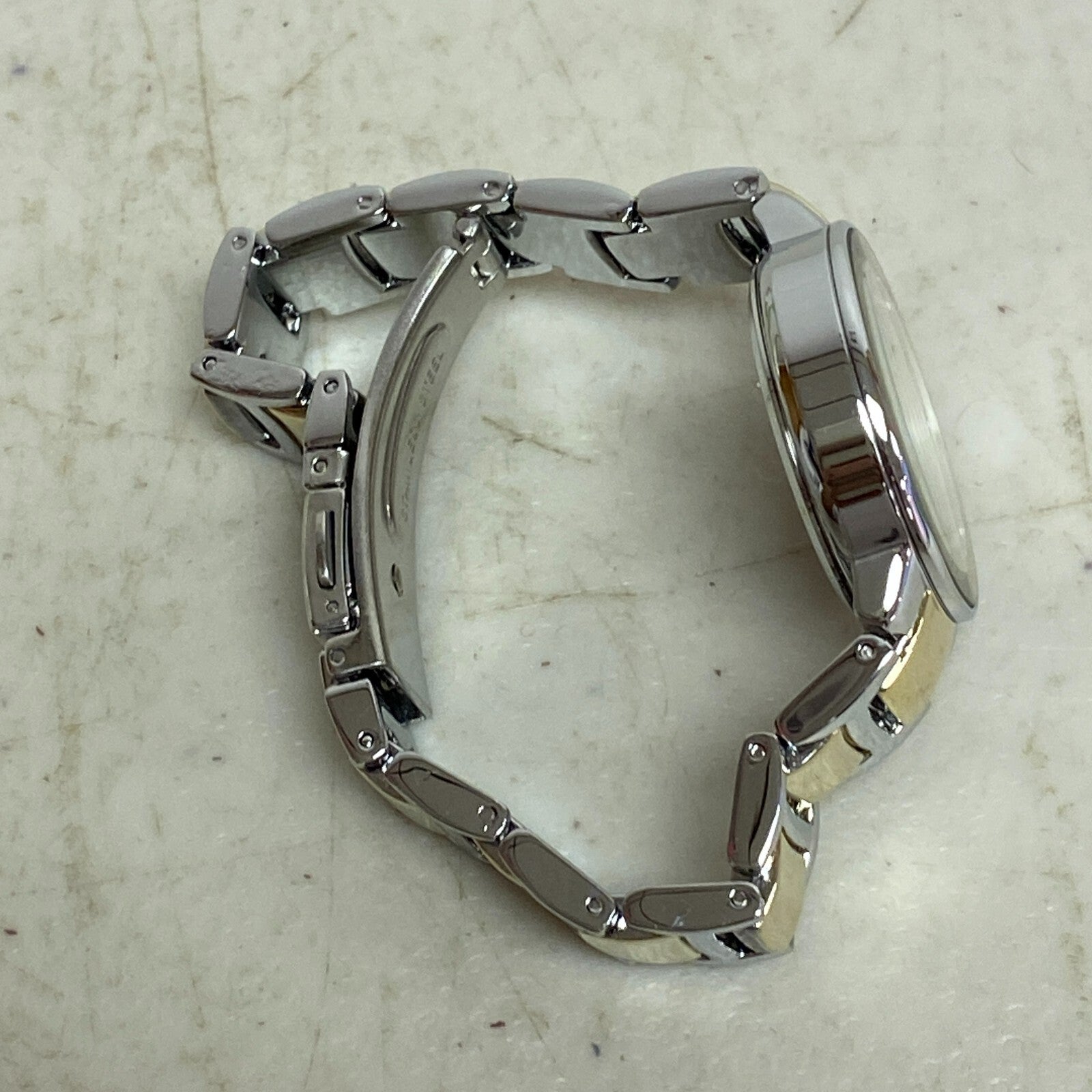 Armitron Women's 75/5594SVTT Diamond-Accented Two-Tone Bracelet Watch 75/5594TT