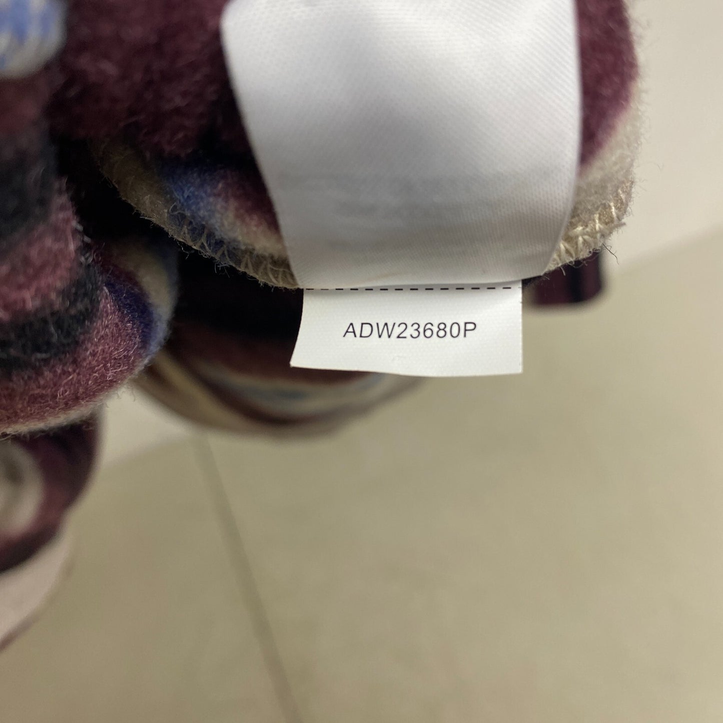 Alpine Design Women's W AD Wayfarer Fleece 1/4 Zip Iowa Plaid DK Burgundy New!