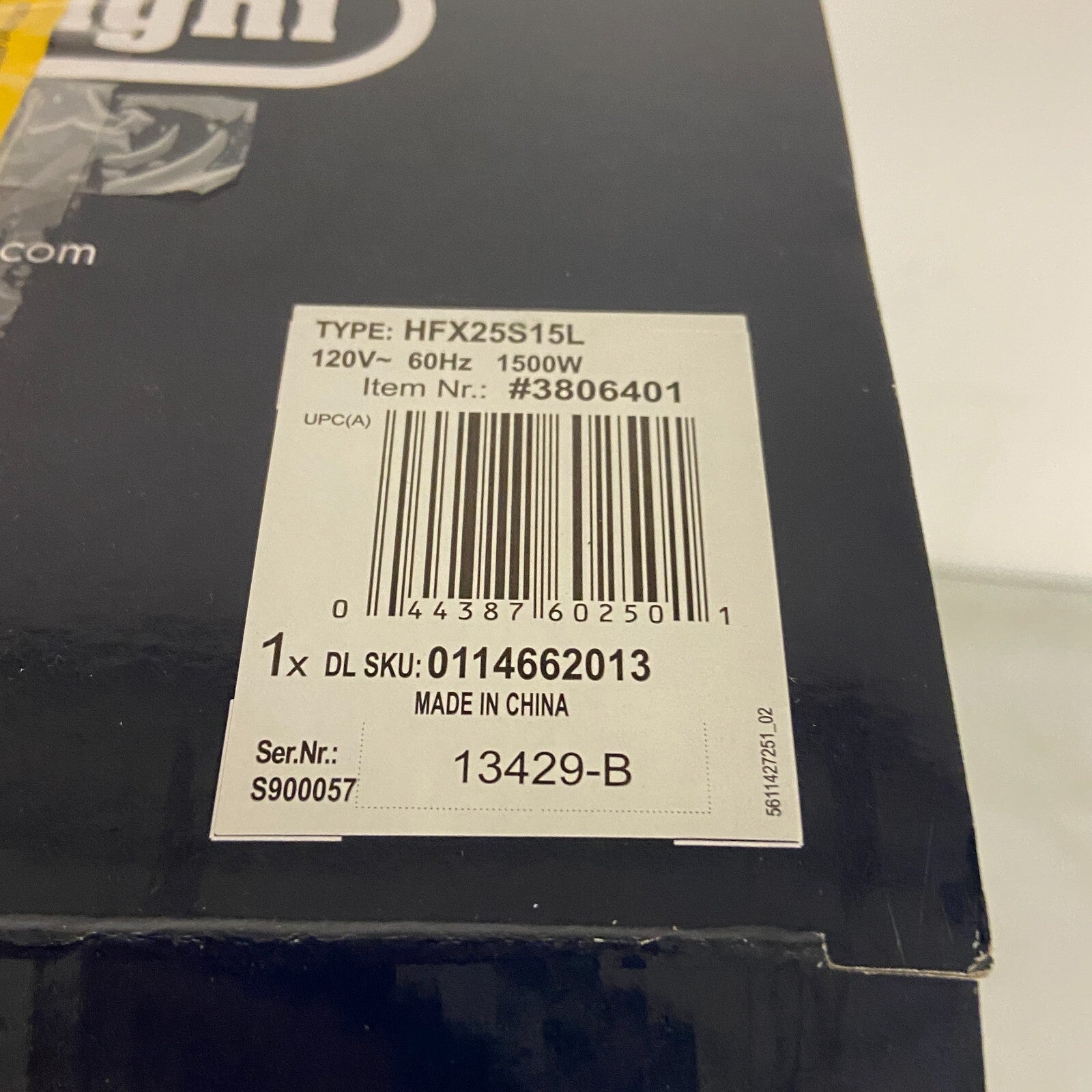 Delonghi 1500W Ceramic Tower Space Heater w/ Thermostat And Remote