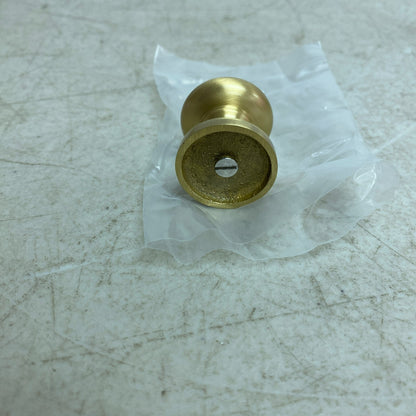 SIGNATURE HARDWARE 1-1/4" BRASS ROUD KNOB WITH BEVELED ROUND BASE PLATE- S,,,,,,