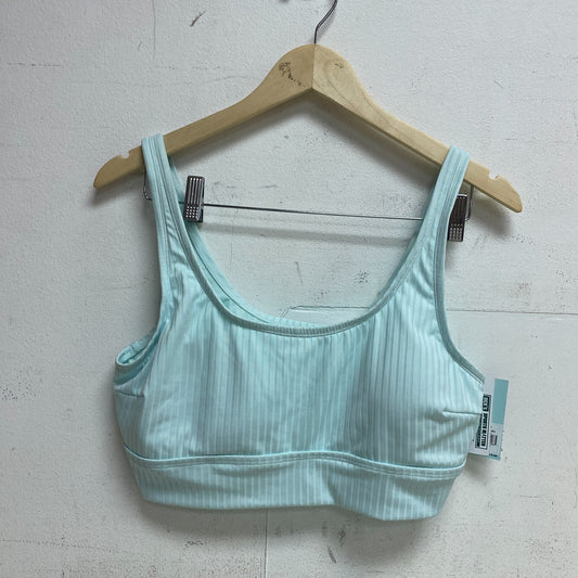 DSG Women's Long Line Scoop Neck swim Bralette Top Mint Froth DSW2786R New