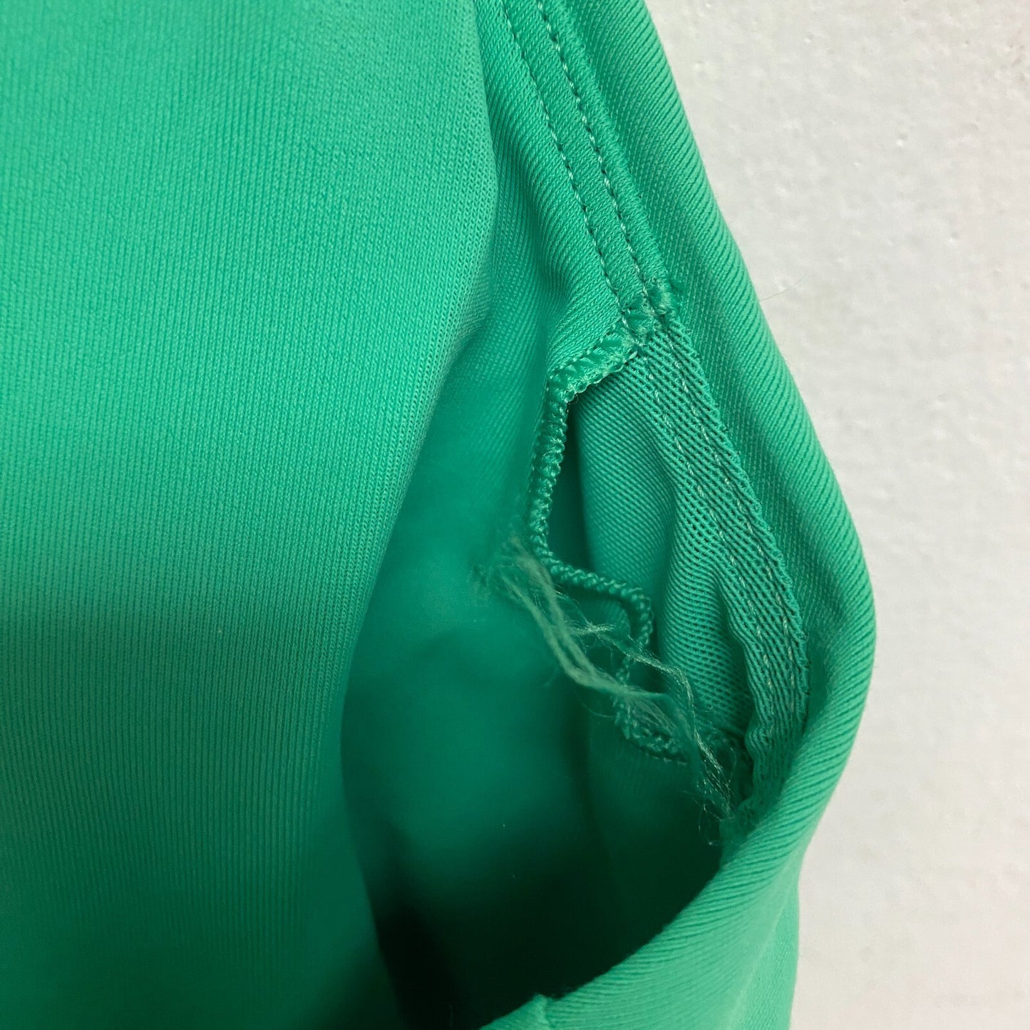 Calia Women's Swim Ranched Front Cross Bikini  Top Green Glow WSA23204 New!