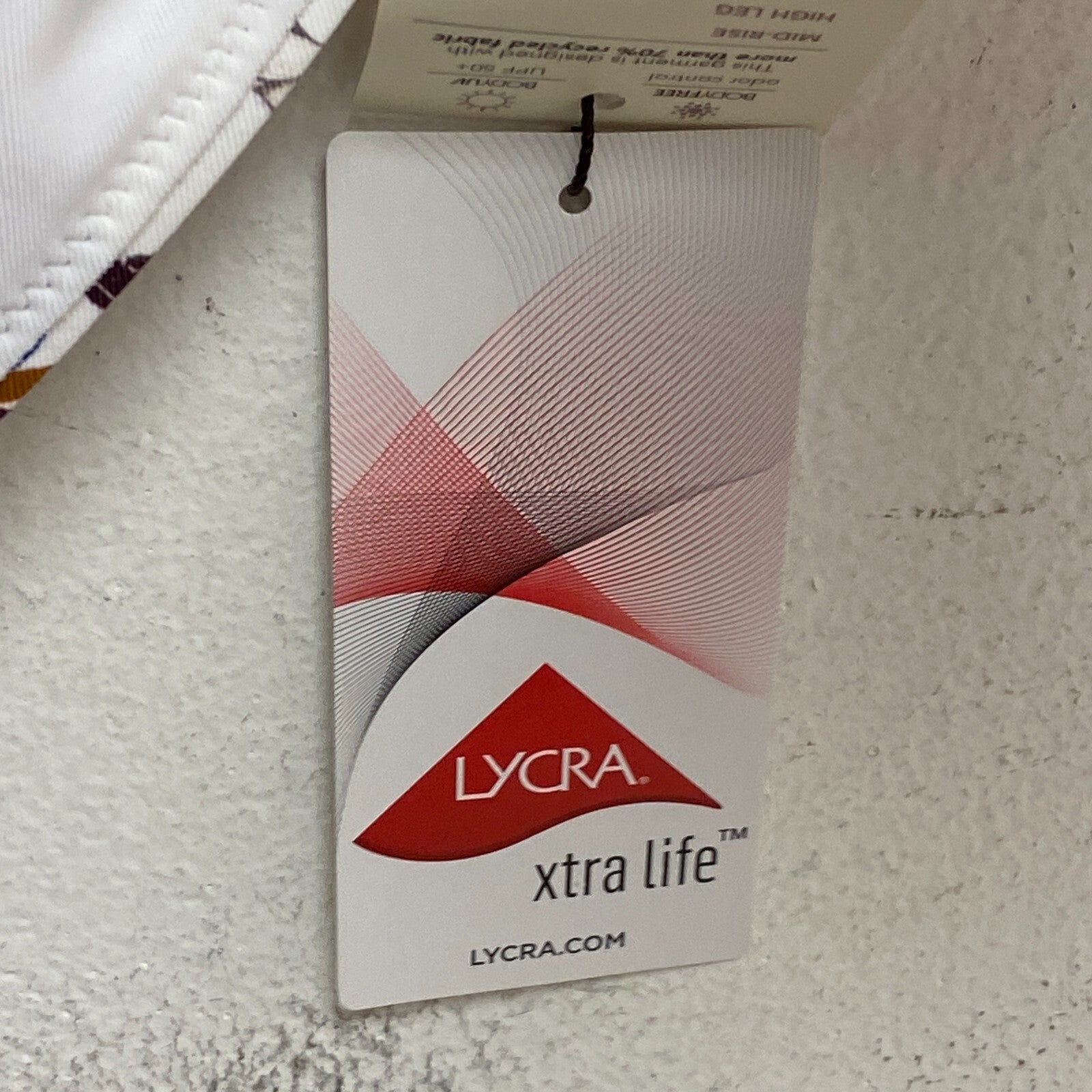 Calia Wide Banded High Leg Swim Bottoms Island Botanical Multi WSA23414PRT