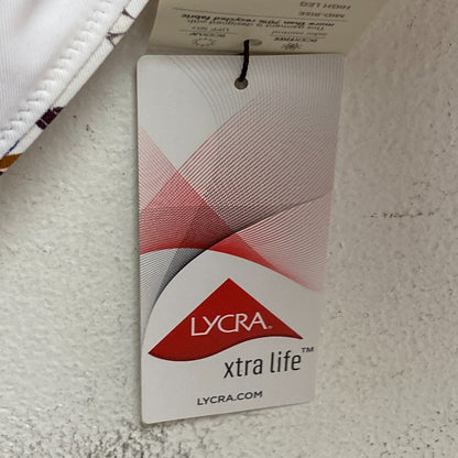 Calia Wide Banded High Leg Swim Bottoms Island Botanical Multi WSA23414PRT