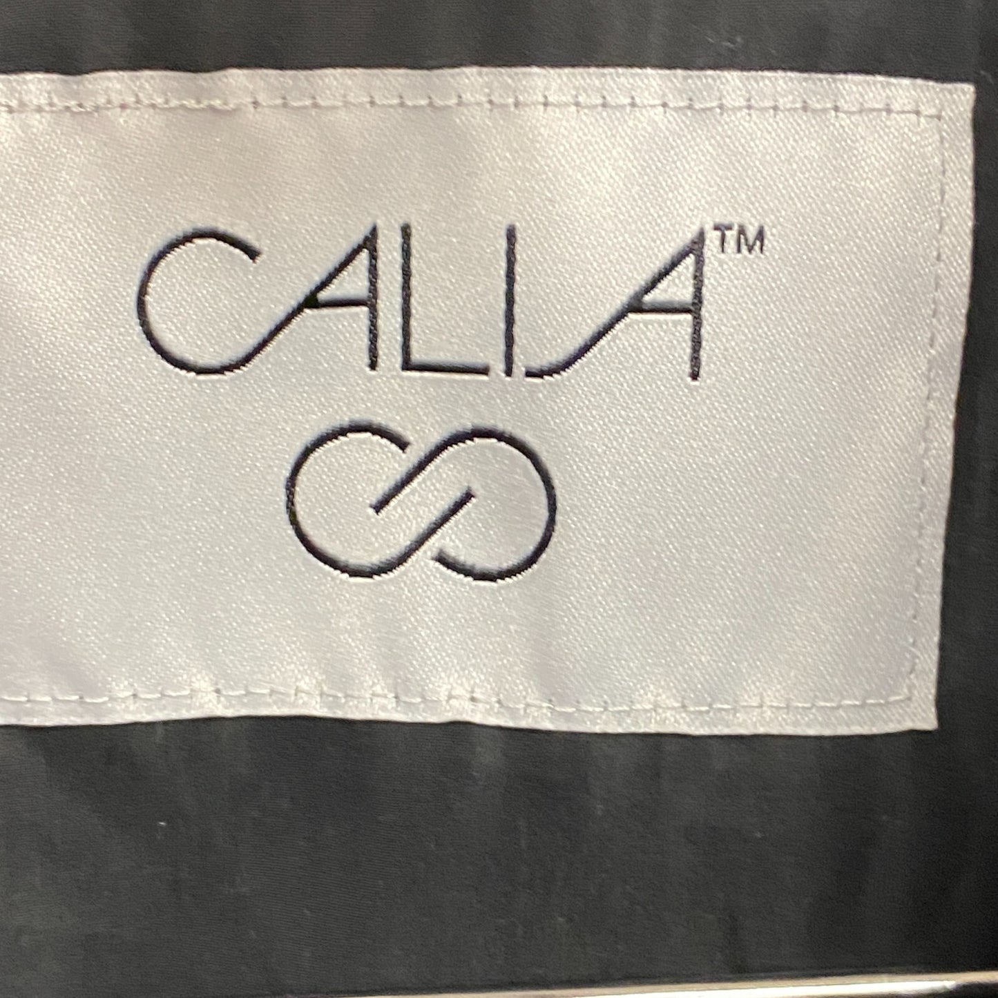 "CALIA Women's Fashion Zip Vest Pure Black WAX36035 " BRAND NEW