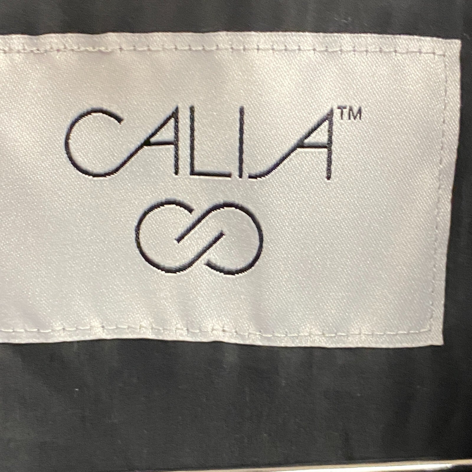 "CALIA Women's Fashion Zip Vest Pure Black WAX36035 " BRAND NEW