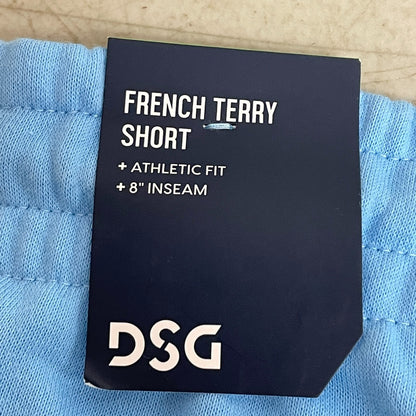 DSG Menâs 8" French Terry Lounge Shorts Bright Cerulean DAM13406