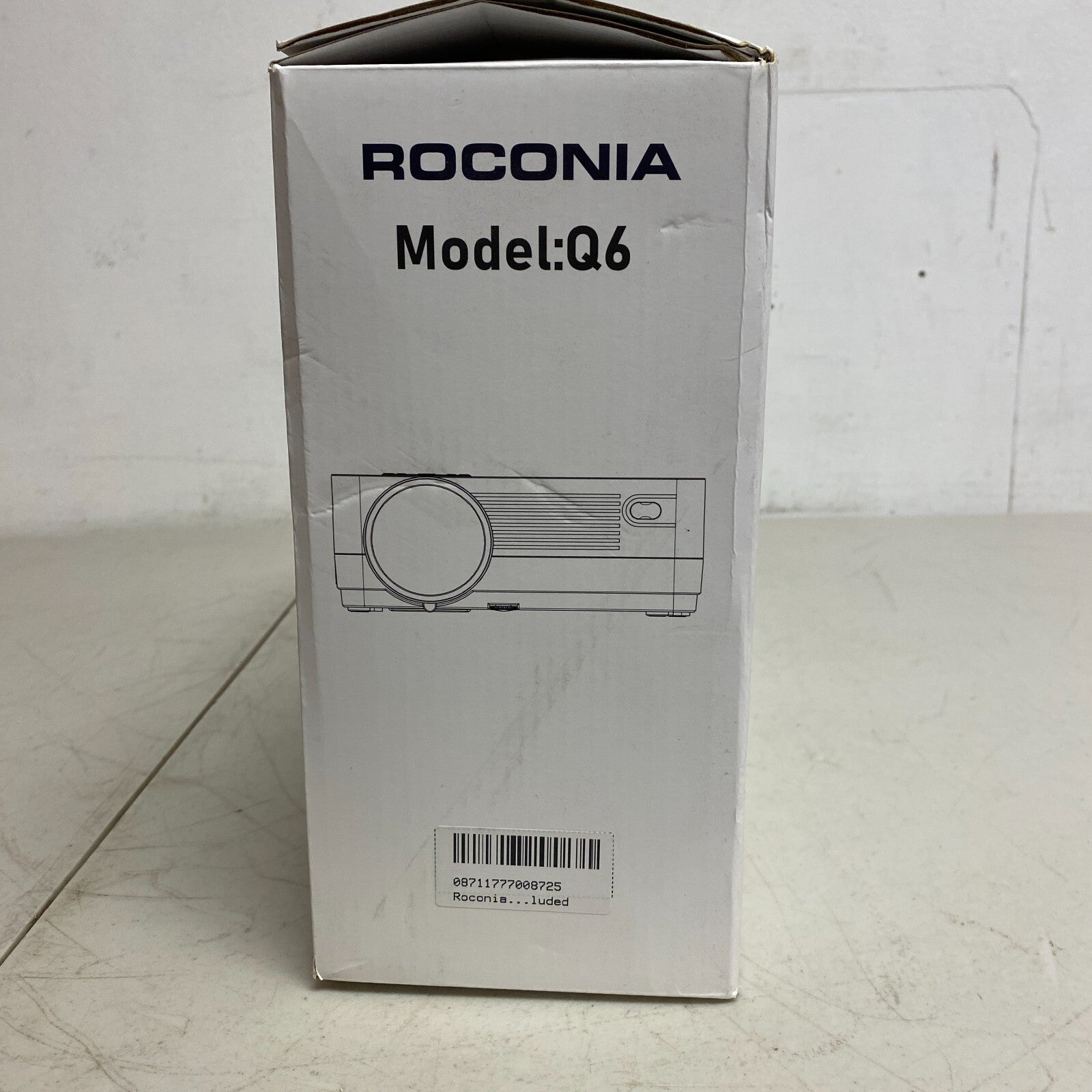 Roconia 150" Class FHD (1080p) LED Projector Movie Video Home Theater w/ Screen"