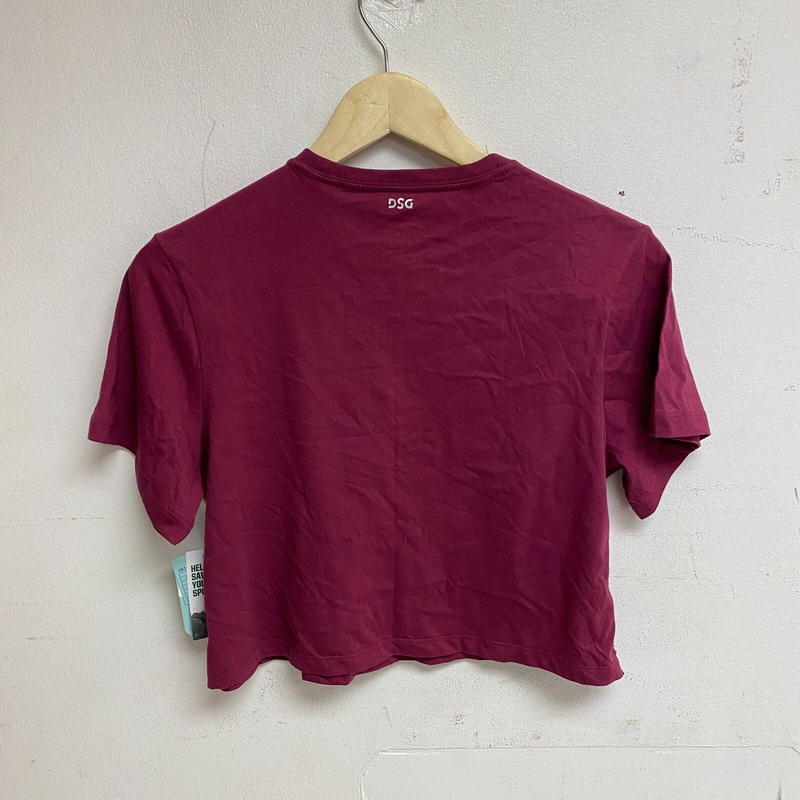 DSG Girls Boxy Graphic Tee Mixed Berries Ny  Short Sleeve Solid Relaxed DAG12122