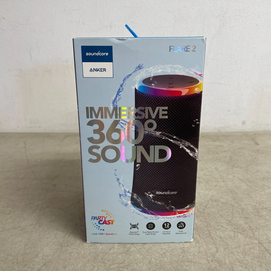 Anker Soundcore Flare 2 20W Bluetooth Speaker 360° Sound IPX7 Waterproof 12h