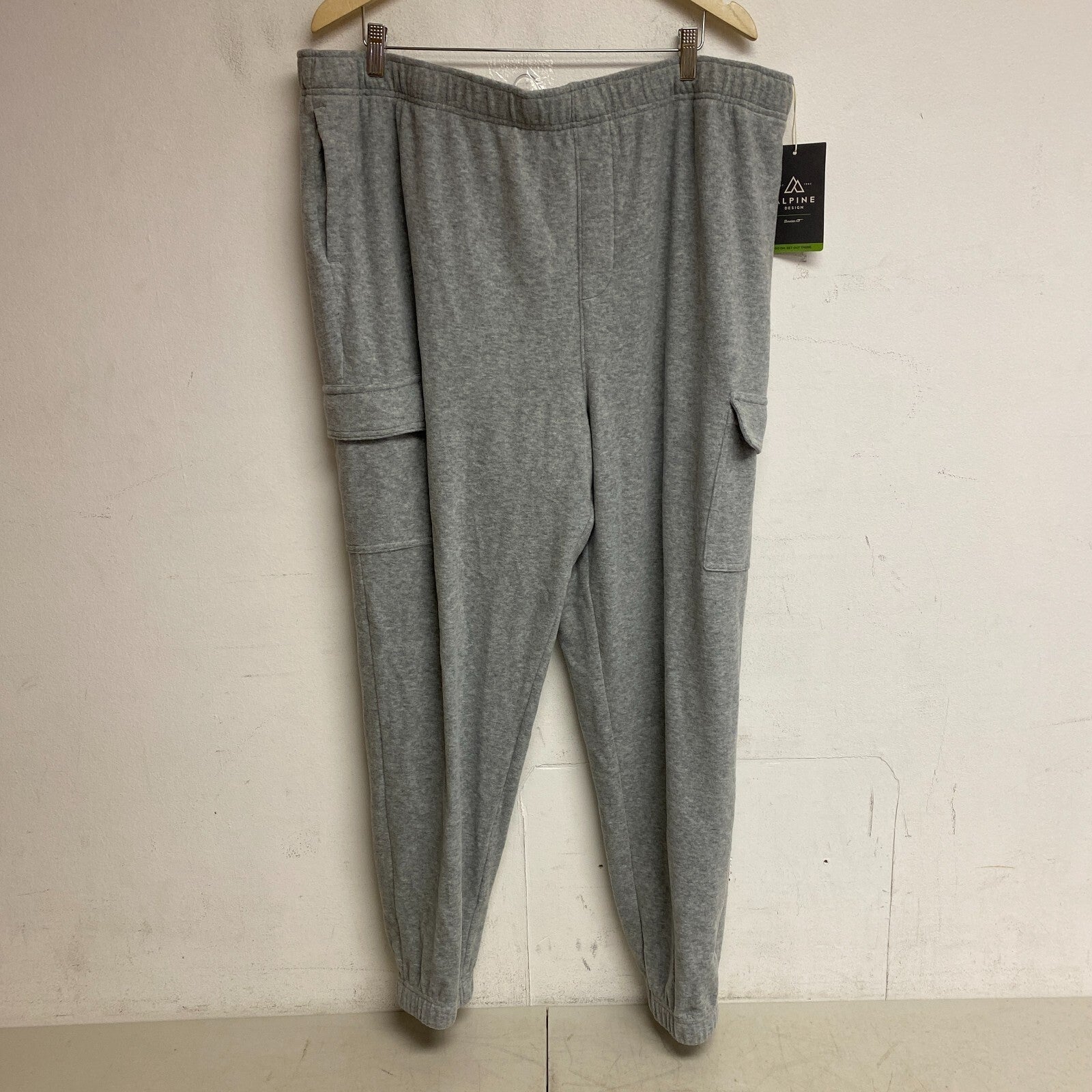 Alpine Design Men's AD M Wonderful Cargo Pant Medium Gray Heather ADM23904H New!