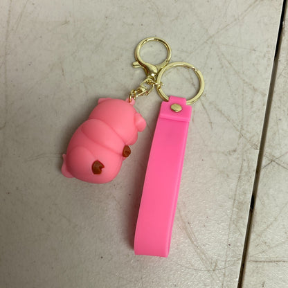 New Assorted Silicone 3D Gravity Falls Keychain with Waddles The Pig Accessory
