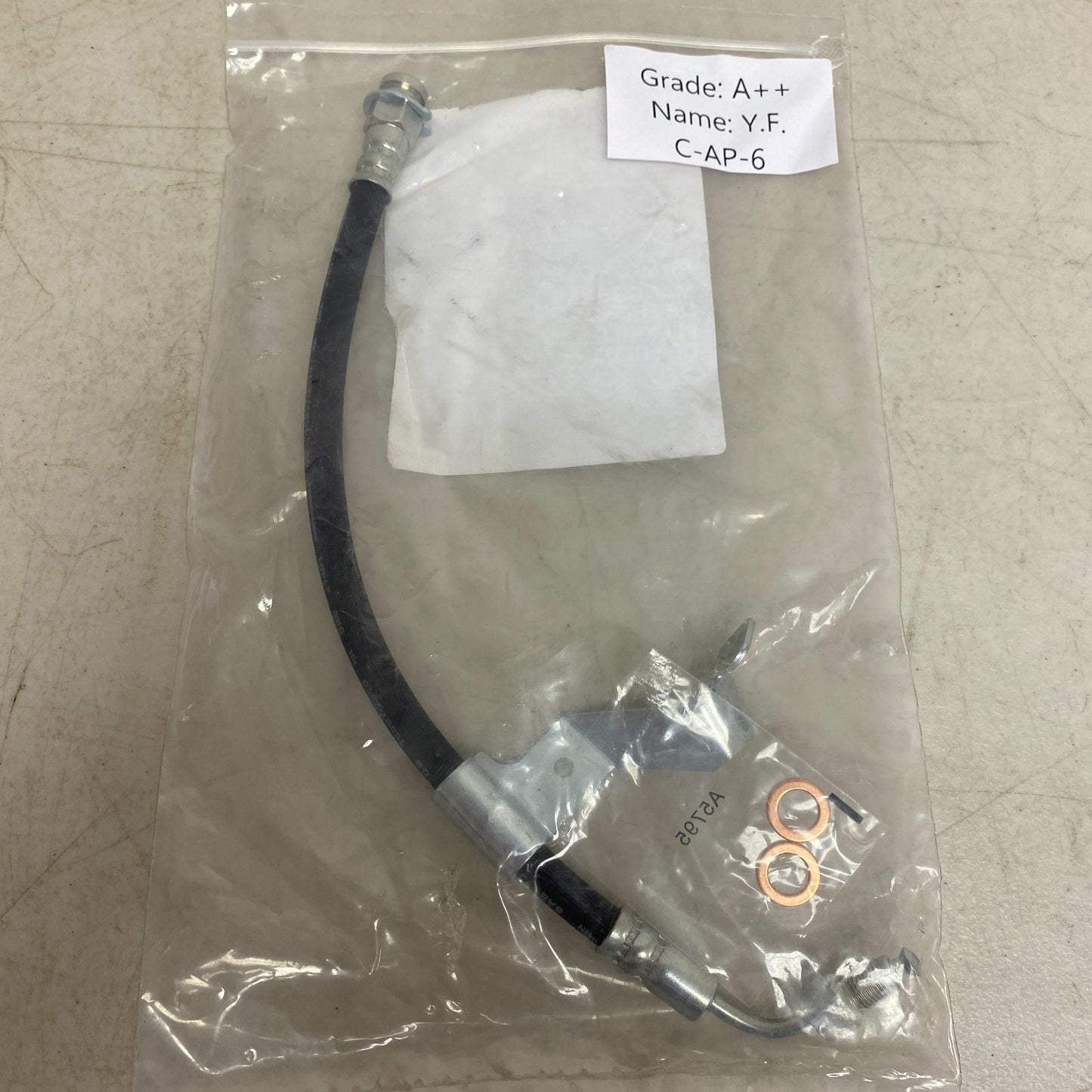 CARQUEST Brake Hydraulic Hose Black EPDM Rubber 16.75″ Model BHA620551