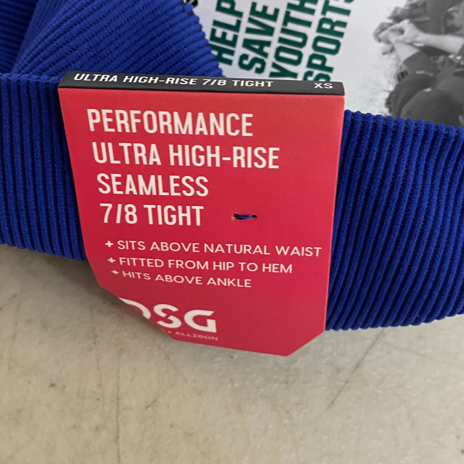 DSG TWITCH + ALLISON Women's Seamless Colorblock Sapphire/ Pure Black BOSSW22305