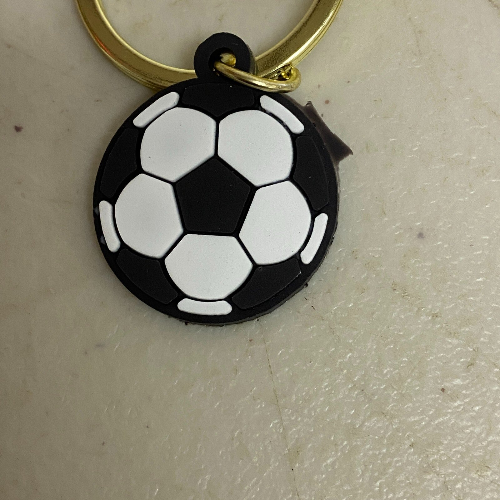 Assorted Silicone Soccer Keychain With #10 Neymar Jr Yellow and Green Jeresy