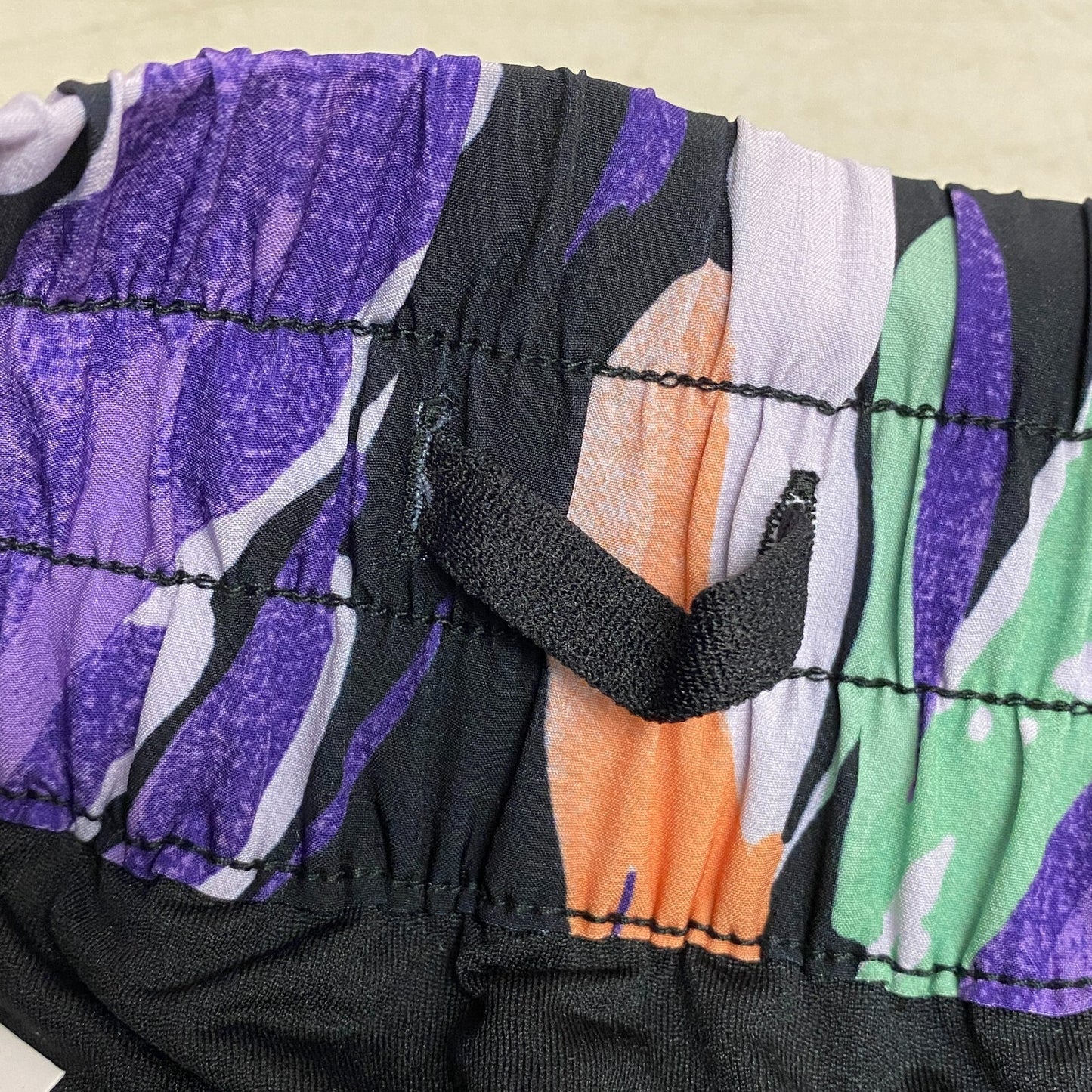 DSG Women's 3â High Rise Stride Multi Landscape Black Shorts Summer DAW12327PR