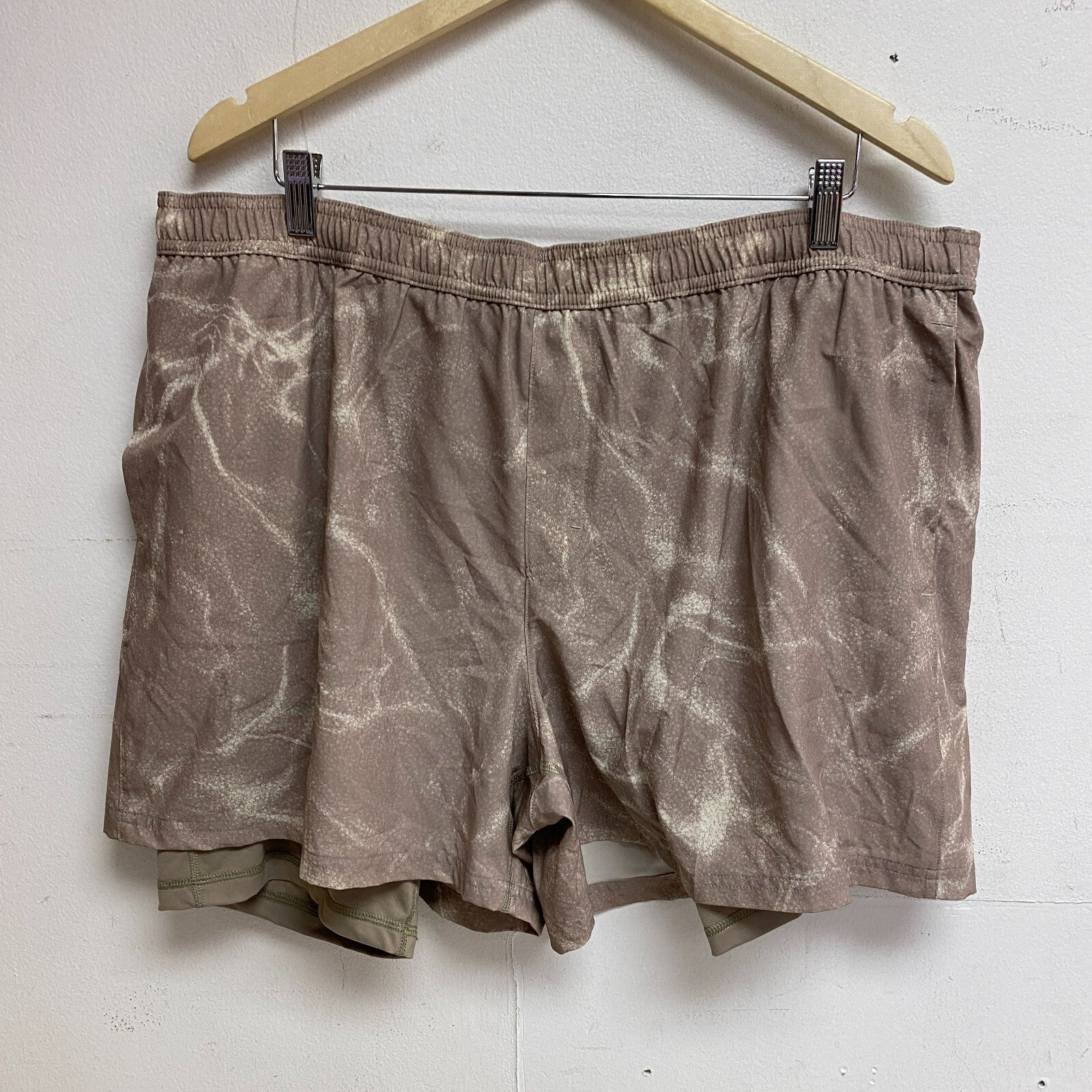 DSG Men's 5 in Agility 2-in-1  Shorts Psychedelic Water Athletic DAM13107PRT