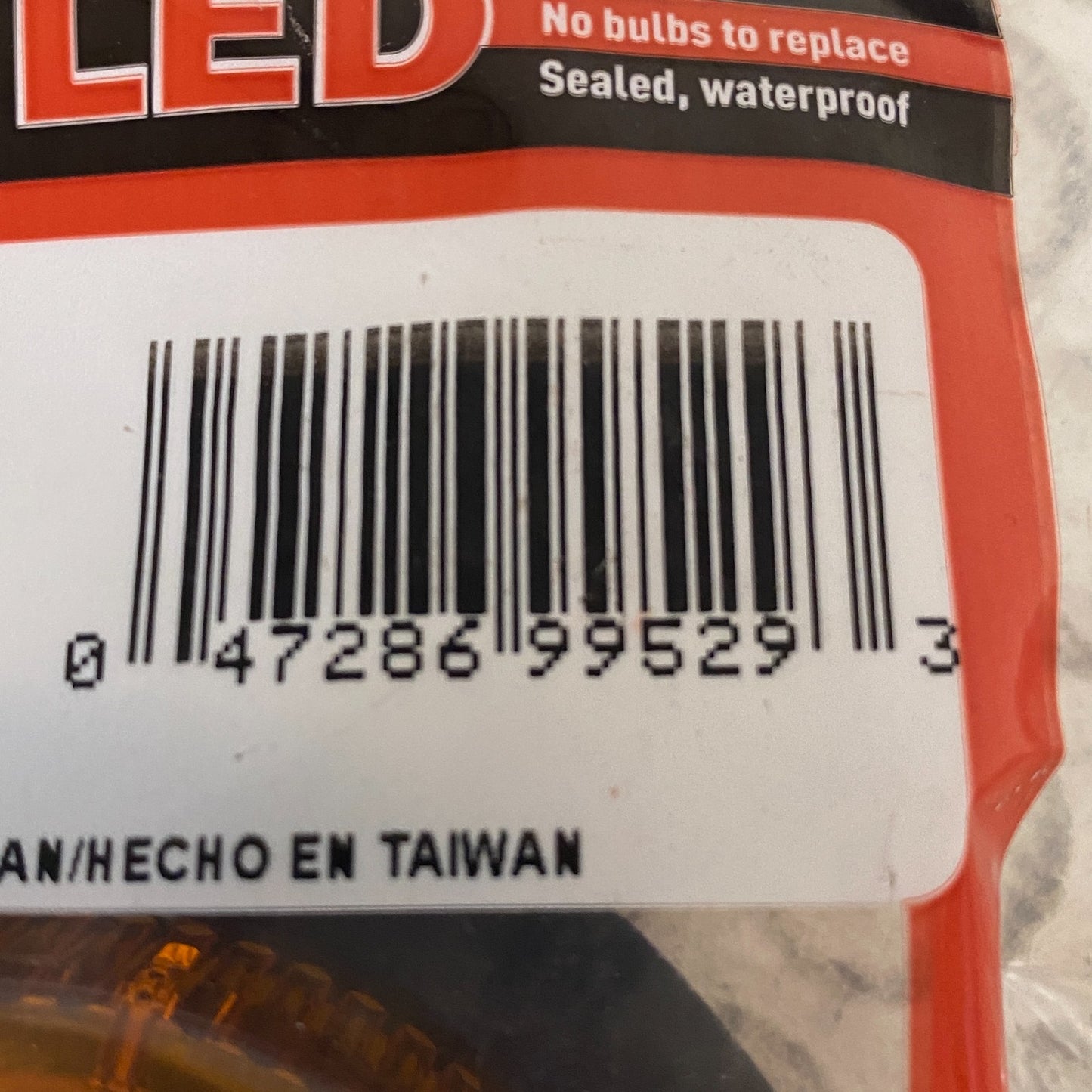 Optronics 2.5″ Round Amber LED Marker Light Flange Mount 5-Pack MCL527AFBP