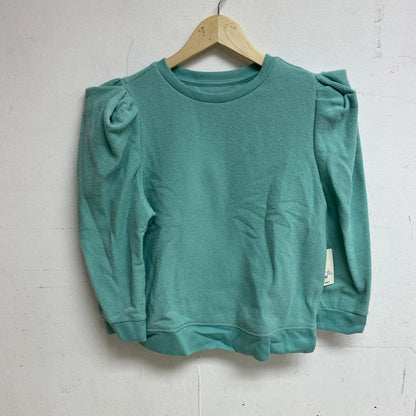 ANA Women's Puff Long Sleeve Crew Neck Sweater Sz S Color: Wasabi  84209580067